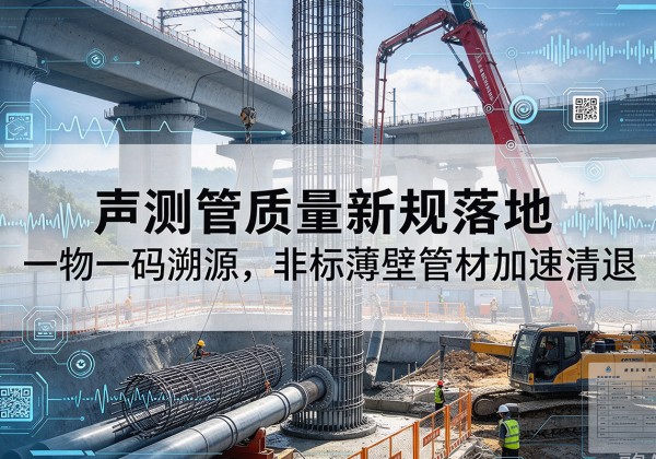 襄城声测管质量新规落地，一物一码溯源，非标薄壁管材加速清退