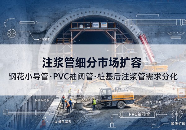 襄城注浆管细分市场扩容，隧道钢花小导管、PVC 袖阀管、桩基后注浆管需求分化
